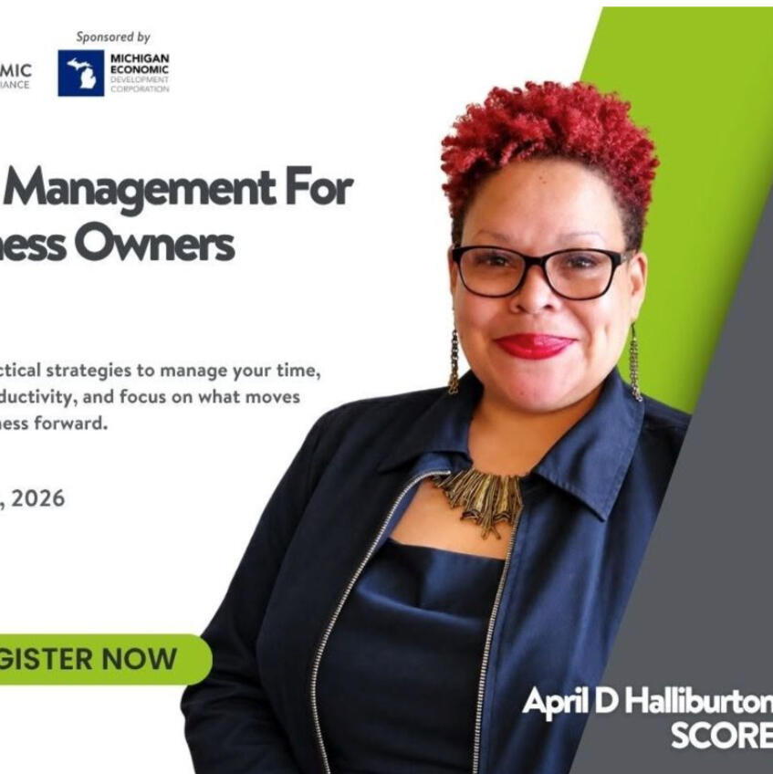 April D. Halliburton presenting Time Management for Business Owners at the IMMERSE summit